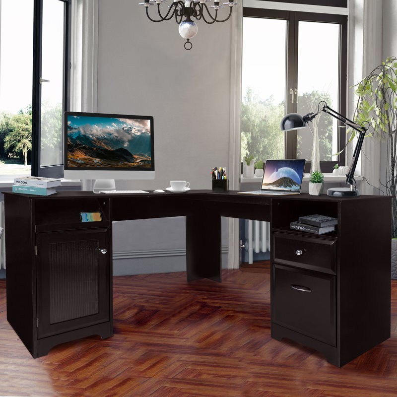 Red Barrel Studio® Lomond Home Office LShaped Executive Desk & Reviews